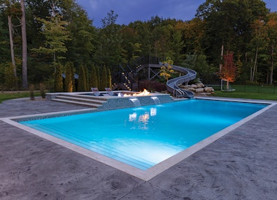 Category: Pools with Automatic Covers - Concrete | By High-Tech Pools, North Olmsted, Ohio