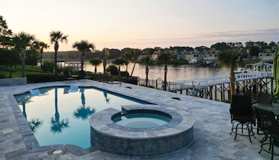 Category: Geometric | By Hucks Pool Company, Myrtle Beach, S.C.