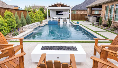 Category: Geometric | By Riverbend Sandler Pools, Plano, Texas