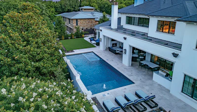 Category: Pools with Automatic Covers - Concrete | By Claffey Pools, Southlake, Texas