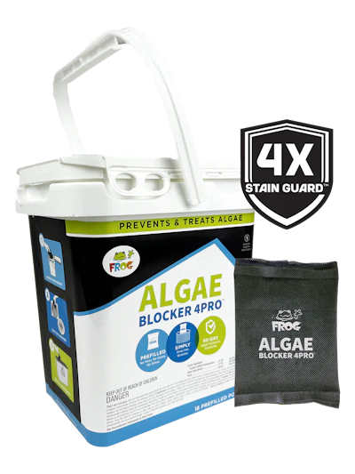 Frog Algae Blocker 4 Pro Bucket + Pod + 4x Stainguard