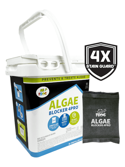 Frog Algae Blocker 4 Pro Bucket + Pod + 4x Stainguard