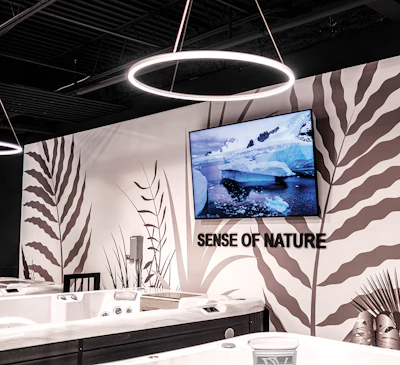 Orange County Pools & Spas offers a boutique-like atmosphere that gives customers a sense of relaxation.