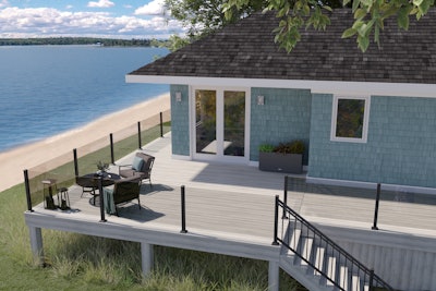 Voyage Tundra Glass Rail Beach House.