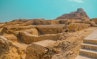 One of the earliest known pools, The Great Bath at Mohenjo-daro in Pakistan, was built between 2000 and 3000 BC. It measures 40 feet by 23 feet with a depth of 8 feet. The waterproof barrier was finely fitted bricks laid on edge with a gypsum plaster, finished with a thick layer of waterproof tar — something like a vinyl liner.