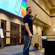 Eric Knight leading a seminar.