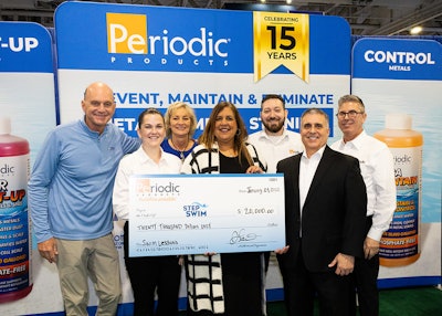 Periodic Products donates $20,000 to Step Into Swim.