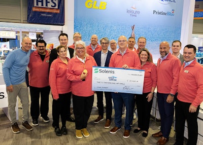 Solenis donates $30,000 to Step Into Swim.