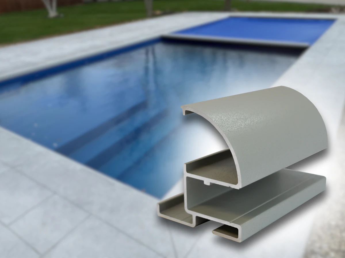 Line Pool Cover Automatic Pool Covers: New Cover Coping for Fiberglass Pools | AQUA ...