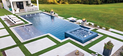 Category: Spas Built in Conjunction with Swimming Pools | By Land Tech Group of Virginia, Lynchburg, Va.