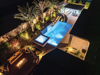 Category: Geometric | By Green O’Aces Pools & Landscapes, Las Vegas, Nev.