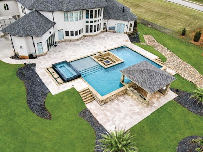 Category: Geometric | By Hilltop Pools & Spas, Inc., Jonesboro, Ga.