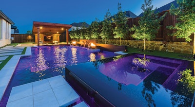 Category: Geometric | By Riverbend Sandler Pools, Plano, Texas