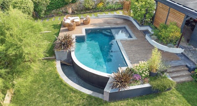 Category: Small Backyard Installations (less than 1500 sq. ft.) | By Diffazur Piscines, Saint-Laurent-Du-Var, Alpes-Maritimes