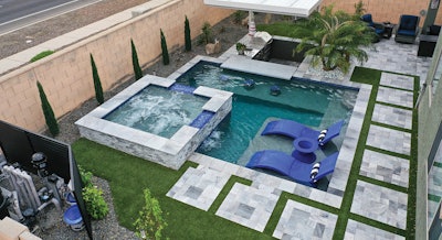 Category: Small Backyard Installations (less than 1500 sq. ft.) | By California Pools & Landscape, Chandler, Ariz.