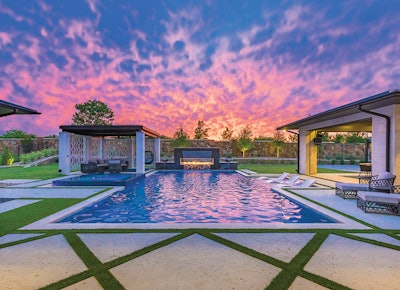 Category: Geometric | By Claffey Pools, Southlake, Texas