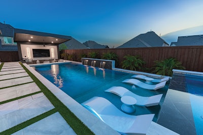 Category: Geometric | By Hauk Custom Pools, Celina, Texas