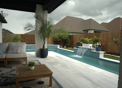 Category: Small Backyard Installations (less than 1500 sq. ft.) | By Third Coast Pools, Friendswood, Texas