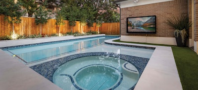 Category: Small Backyard Installations (less than 1500 SQ. FT.) | By Paragon Pools, Houston, Texas