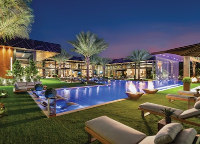 Category: Spas Built in Conjunction with Swimming Pools | By Ike’s Carter Pools, Oakland Park, Fla.