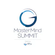 MasterMind Summit logo: Blue circular design with stylized G