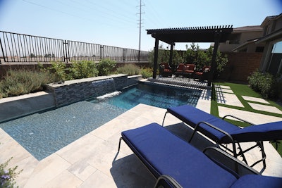 Category: Small Backyard Installations (less than 1500 sq. ft.) | By Paragon Pools, Las Vegas, Nev.