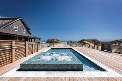 Category: Spas Built in Conjunction with Swimming Pools | By Artisan Pools NC, Kitty Hawk, N.C.