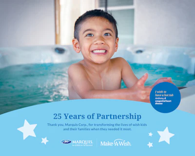 Marquis Make A Wish 25 Year Plaque