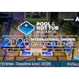 2026 International Awards of Excellence promotional poster for Pool & Hot Tub Alliance, sponsored by AQUA, with June 1 entry deadline