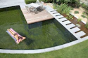 Courtesy Renolit Natural Swimming Pool With Person Floating