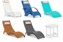 Aqua Curve In Pool Lounge Chair Collection