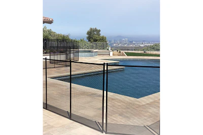 2 B 626 Aq F2 Poolsafe Outdoor Living Removable Mesh Fencing