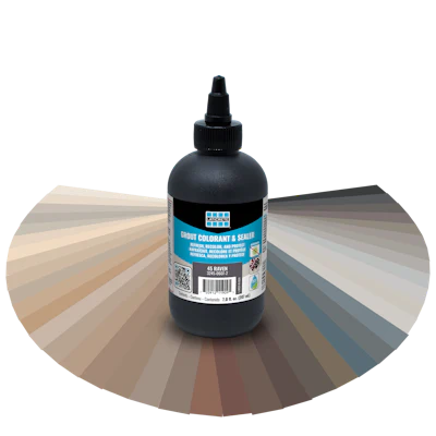 Grout Colorant Sealer 7oz Bottle Render 2500x2500px Raven With Swatches