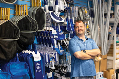 Chris Bessery, pictured above, serves as general manager and is taking on more responsibility as he prepares to eventually lead the family business.