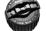 Black rotary dial with month indicators and replacement instructions for air freshener product