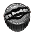 Black rotary dial with month indicators and replacement instructions for air freshener product
