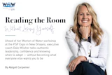 Executive coach Dale Wilsher smiling in professional white blazer for Women of Water leadership article