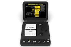 Pentair SpeedSet Plus handheld navigation guide with dual screens and control buttons