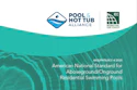 Pool & Hot Tub Alliance and ICC standards document cover for residential swimming pool guidelines