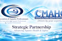 Association of Aquatic Professionals and CMAHC strategic partnership announcement promoting aquatic health and safety